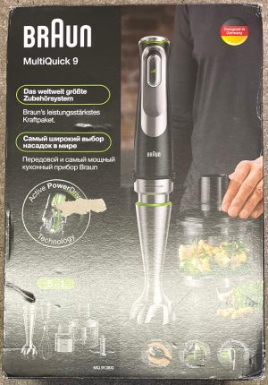 Braun MQ 9138XI MultiQuick 9 Hand Blender Variable Speed Mixer Chopper New