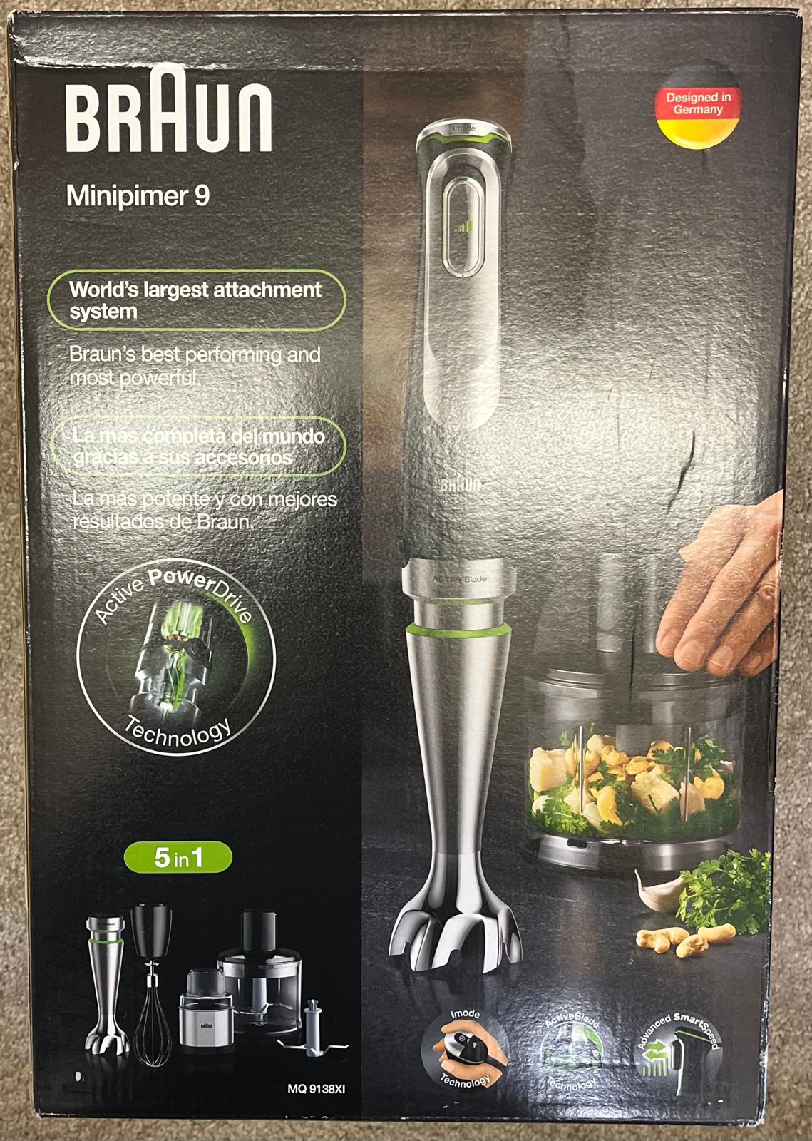 Braun MultiQuick 9 Hand Blender Variable Speed ActiveBlade Mixer Chopper - Image 3