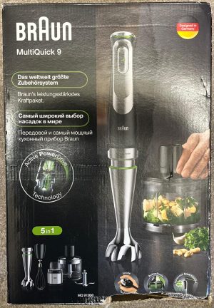 Braun MultiQuick 9 Hand Blender Variable Speed ActiveBlade Mixer Chopper