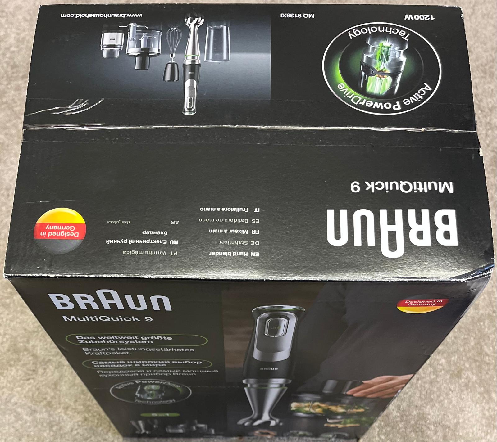 Braun MultiQuick 9 Hand Blender Variable Speed ActiveBlade Mixer Chopper - Image 6
