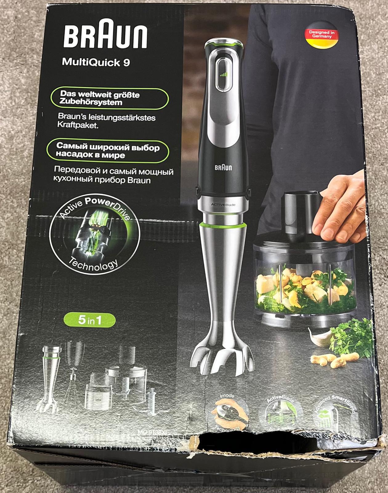 Braun MultiQuick 9 Hand Blender Variable Speed ActiveBlade Mixer Chopper - Image 7