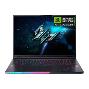 Acer Predator Helios 18 AI Gaming Laptop 18-Inch WQXGA 250Hz Display, Intel Core Ultra 9 275HX Processor, 32GB DDR5 RAM, 1TB SSD, NVIDIA GeForce RTX 5080 Graphics, Black