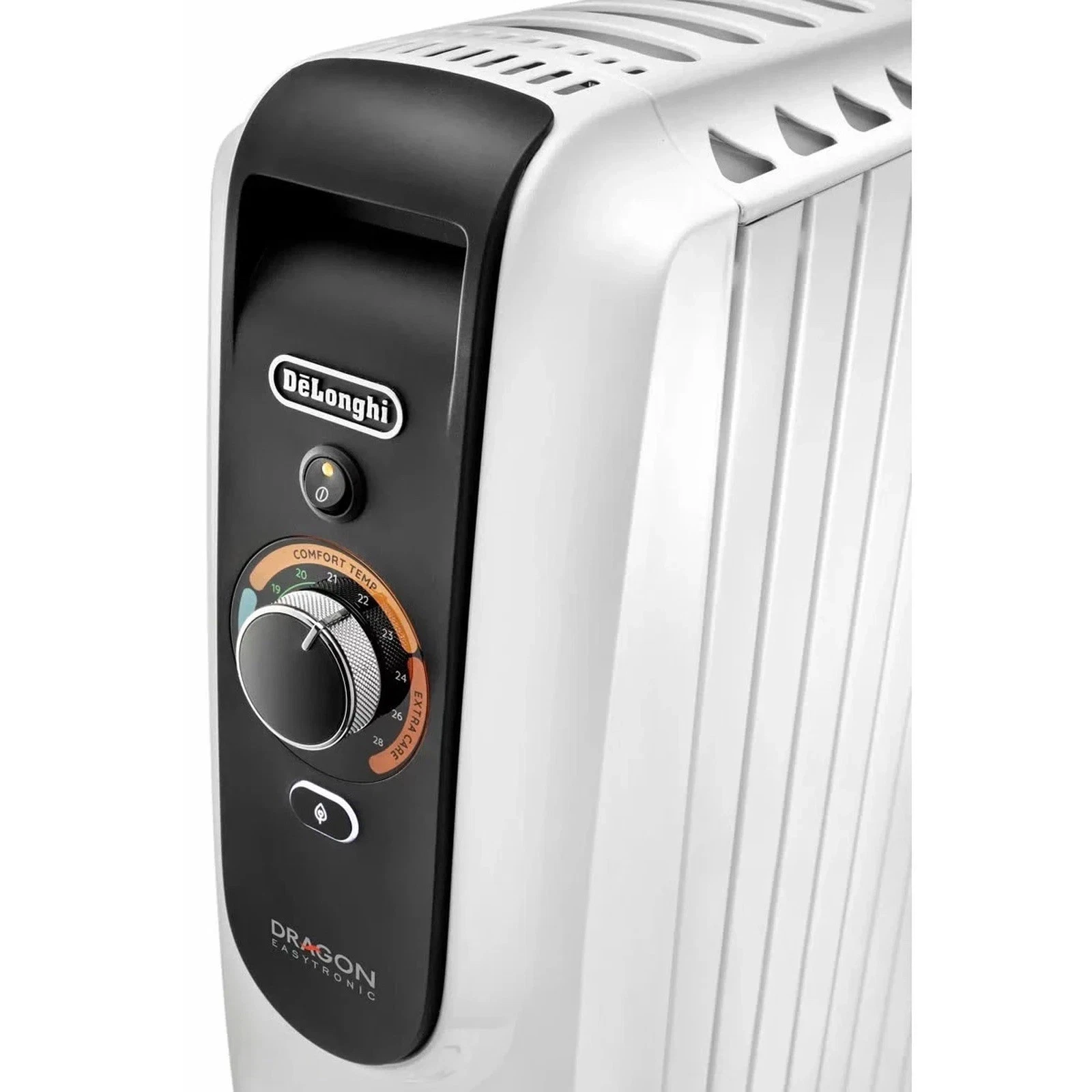 DeLonghi Dragon 4 Oil Filled Radiator 2000W White Electric Heater TRD50820T - Image 6